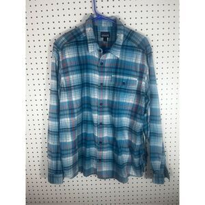 Patagonia button down flannel shirt size L
